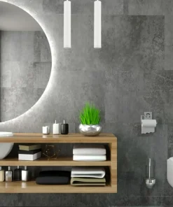 New Sklep Kaja Minimalistyczna, biała lampa wisząca tuba ML8869 PORTER | Kaja