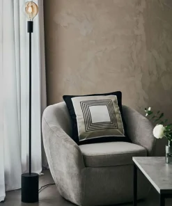 Minimalistyczna czarna lampa podłogowa 108110 | Kaja Oświetlenie*Sklep Kaja Best