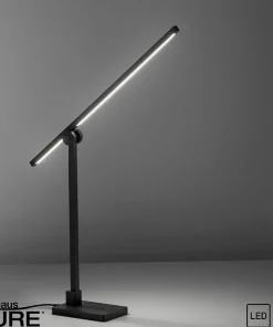 Minimalistyczna czarna lampka biurkowa LED 4407-18 z serii PURE-GRAFO*Sklep Kaja Outlet