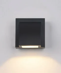 Minimalistyczna, czarna lampa elewacyjna PL-436B EDGAR | Kaja*Sklep Kaja Fashion