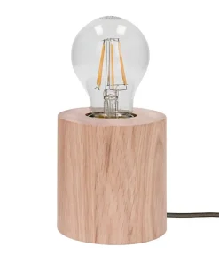Minimalistyczna, drewniana lampka stołowa 7071174 TRONGO | Kaja*Sklep Kaja Flash Sale