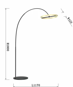 Minimalistyczna, duża lampa stojąca LED WF 3016-104L BREST | Kaja*Sklep Kaja Flash Sale