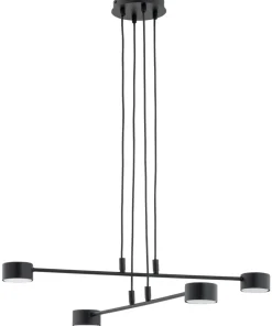 Sale Sklep Kaja Minimalistyczna, industrialna lampa wisząca 1339/4 MODUS | Kaja czarny