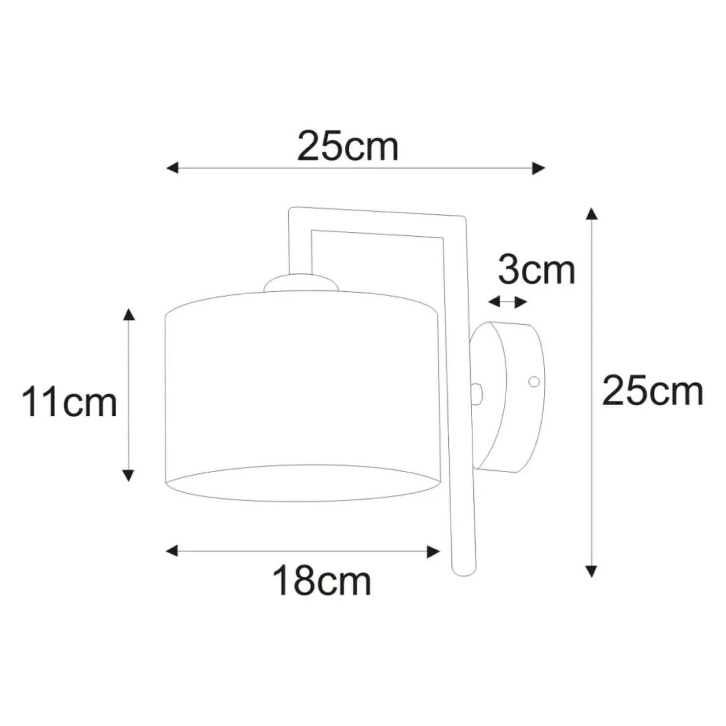 Minimalistyczna lampa ścienna K-4334 SIMONE WHITE | Kaja Oświetlenie*Sklep Kaja Cheap