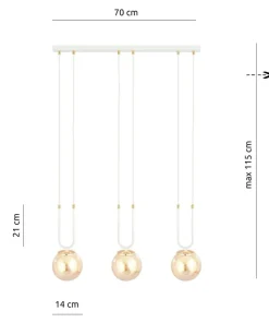 Online Sklep Kaja Minimalistyczna lampa do oświetlenia stołu 1117/3 GLAM | Kaja