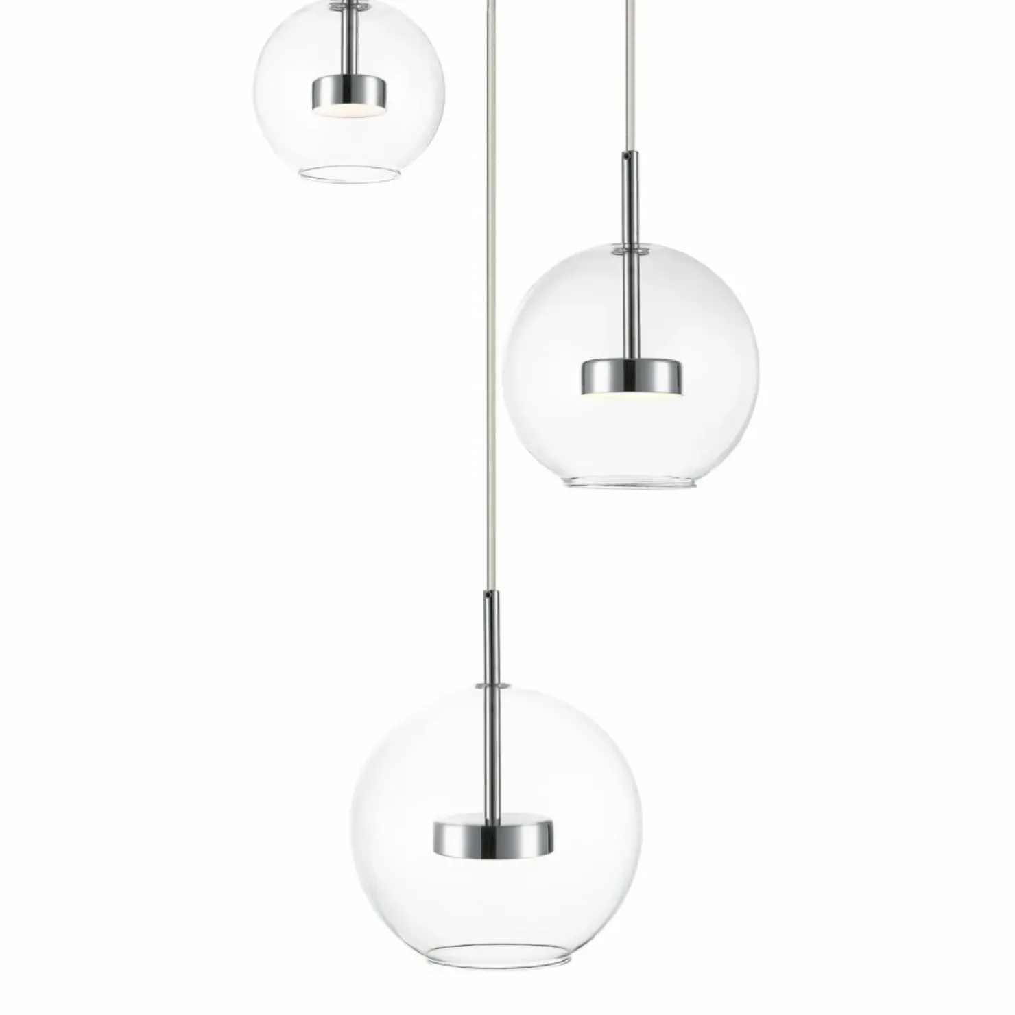 New Sklep Kaja Minimalistyczna lampa LED do salonu P0428-03L-F4AC ENCELADUS | Kaja