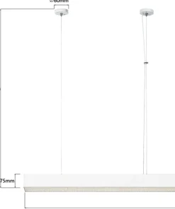 Online Sklep Kaja Minimalistyczna lampa listwa 80cm LP-1201/1P M WH SMART MIRA M | Kaja