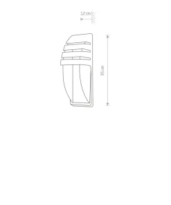 Minimalistyczna lampa mocowana na elewację 3393 MISTRAL | Kaja*Sklep Kaja Hot