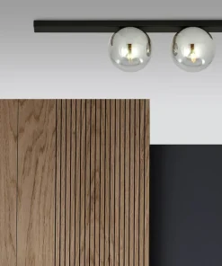 Minimalistyczna lampa sufitowa z dwoma kloszami 1122/2 FIT | Kaja*Sklep Kaja Best Sale