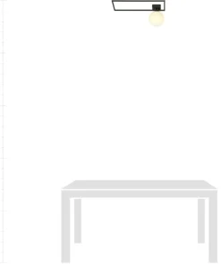 Minimalistyczna lampa sufitowa z białą kulą 1130/1A IMAGO | Kaja*Sklep Kaja Flash Sale