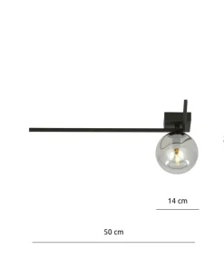 Minimalistyczna lampa sufitowa, ciemna kula 1131/1F IMAGO | Kaja*Sklep Kaja Flash Sale