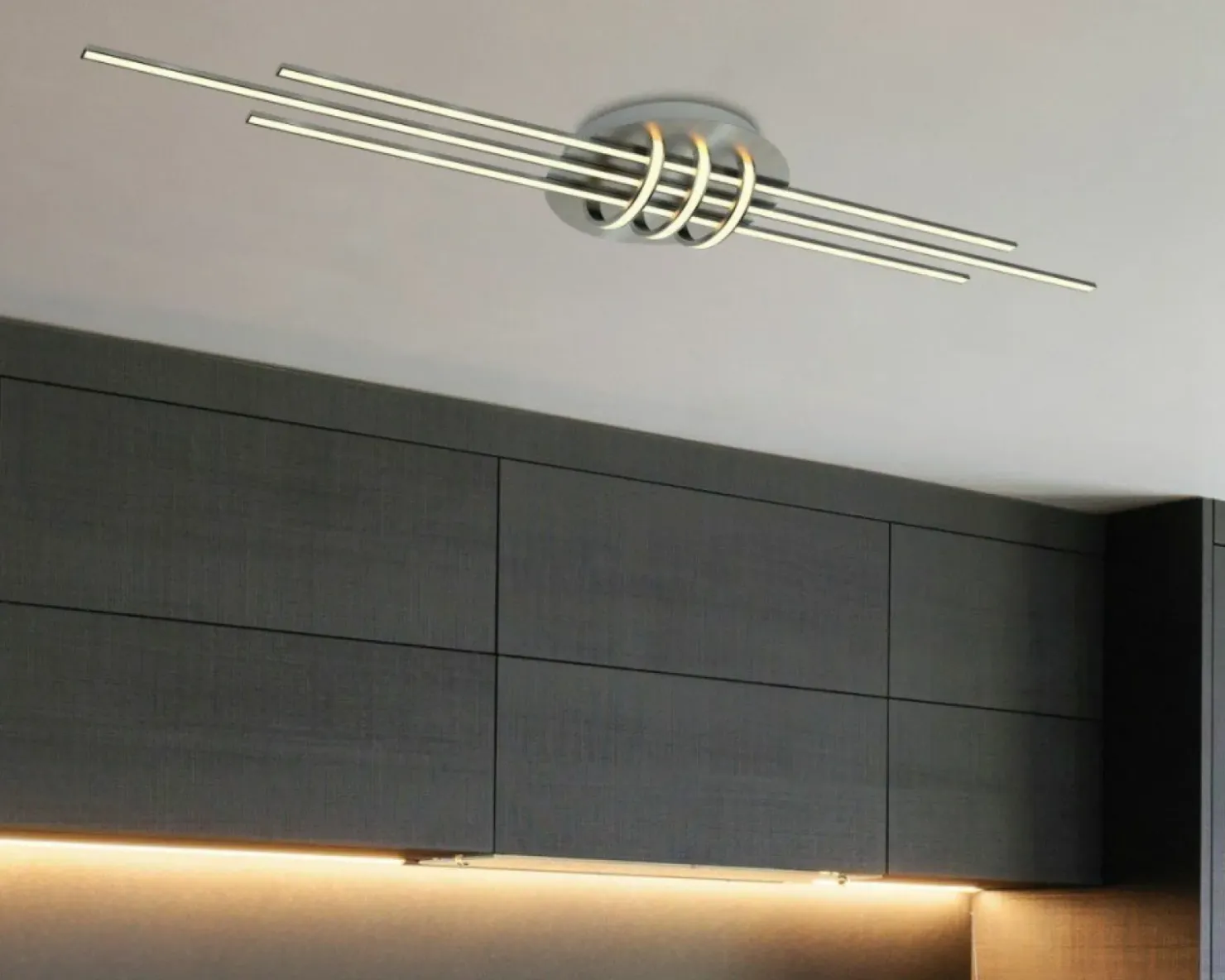 Minimalistyczna lampa sufitowa LED A0018-160 NAKSOS | Kaja Oświetlenie*Sklep Kaja Clearance