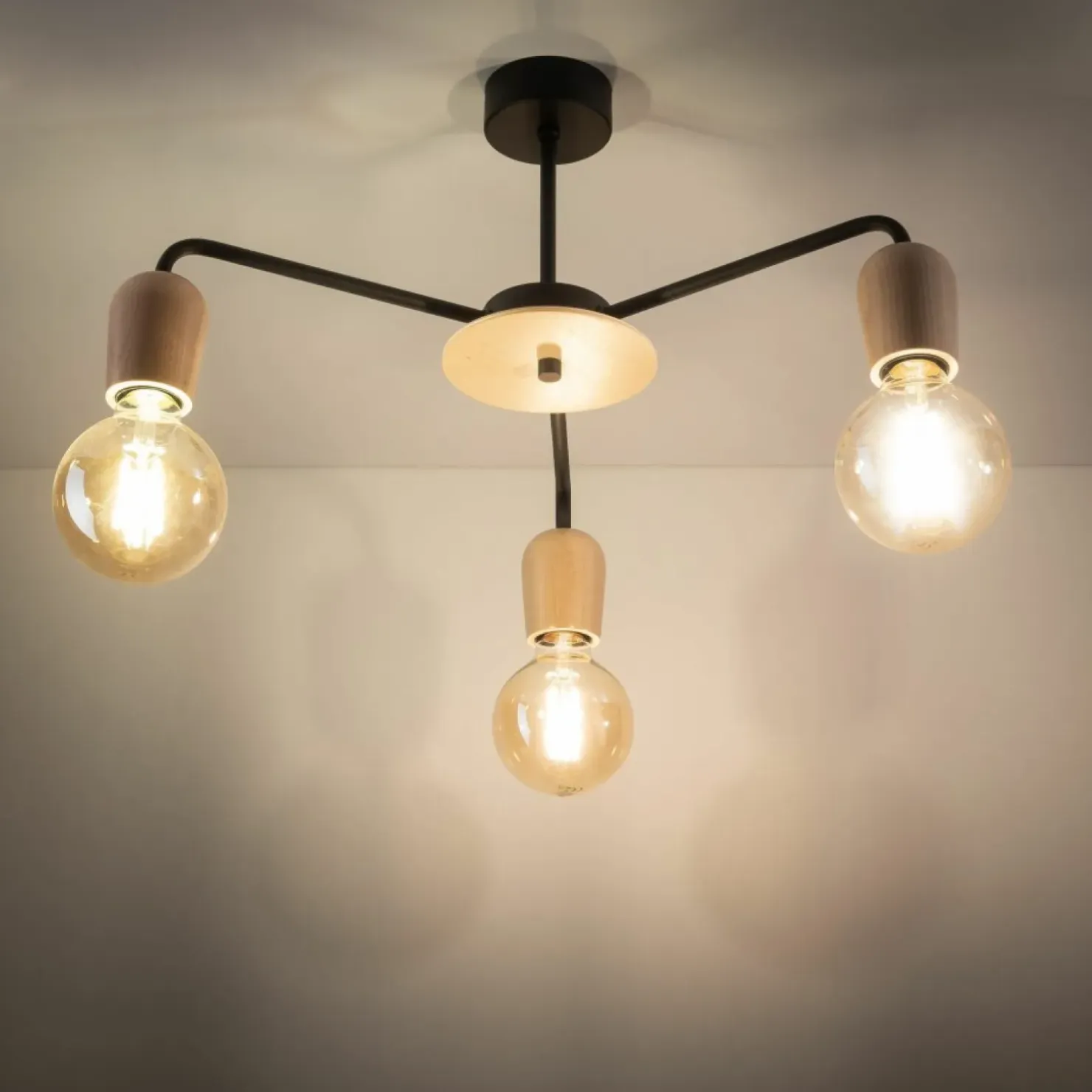 New Sklep Kaja Minimalistyczna lampa sufitowa do holu TK 4968 MIRIAM | Kaja