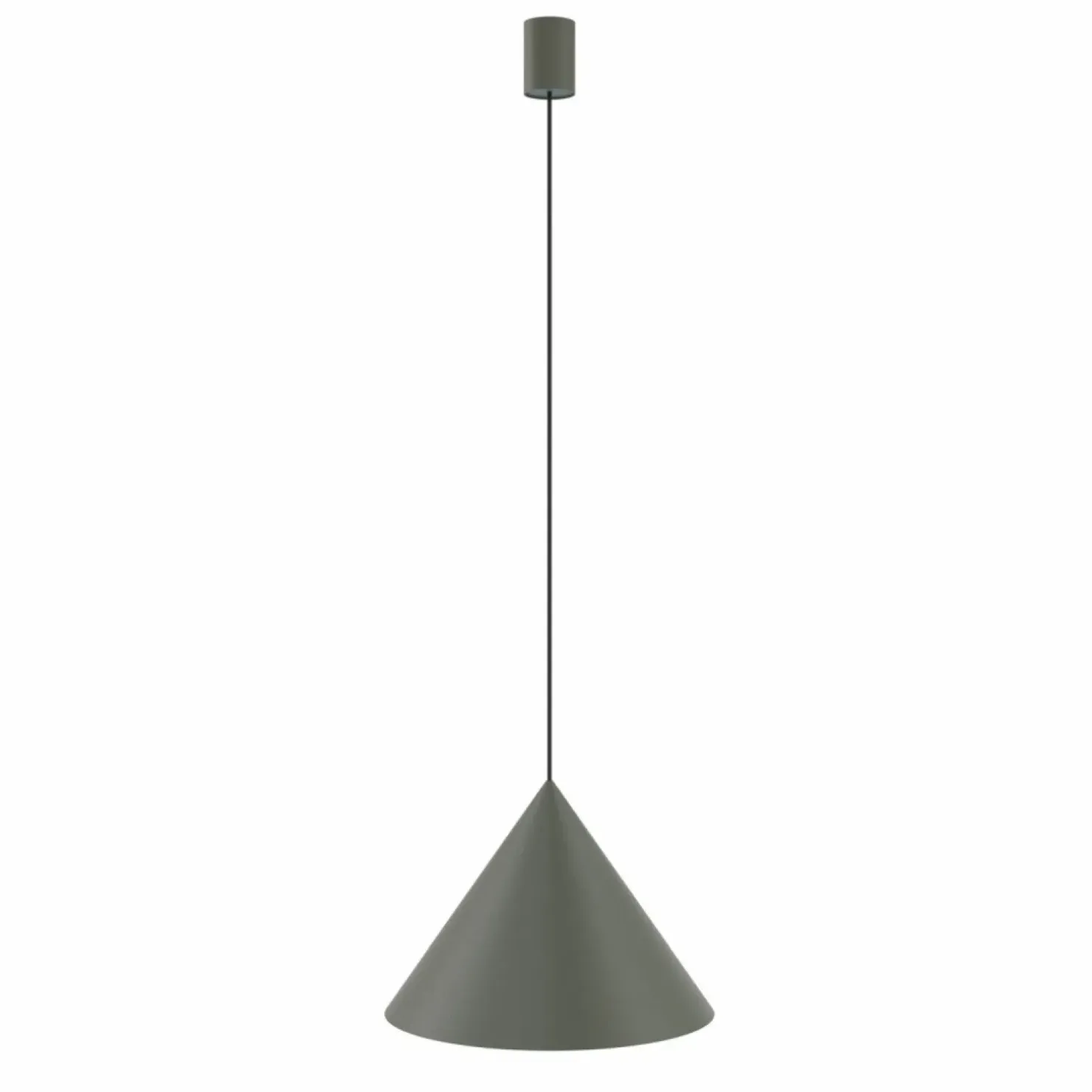 Hot Sklep Kaja Minimalistyczna lampa wisząca do salonu ⌀35cm 10879 ZENITH | Kaja szary