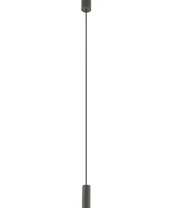 New Sklep Kaja Minimalistyczna lampa wisząca, tuba 12,5cm 10901 FOURTY | Kaja szary