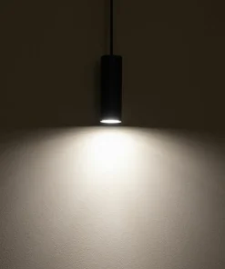 New Sklep Kaja Minimalistyczna lampa wisząca, tuba 12,5cm 10901 FOURTY | Kaja szary