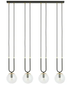 Outlet Sklep Kaja Minimalistyczna lampa wisząca do jadalni 1114/4 GLAM | Kaja