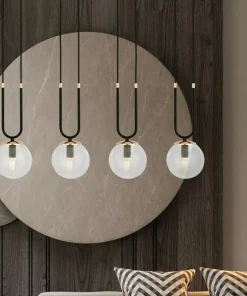 Outlet Sklep Kaja Minimalistyczna lampa wisząca do jadalni 1114/4 GLAM | Kaja