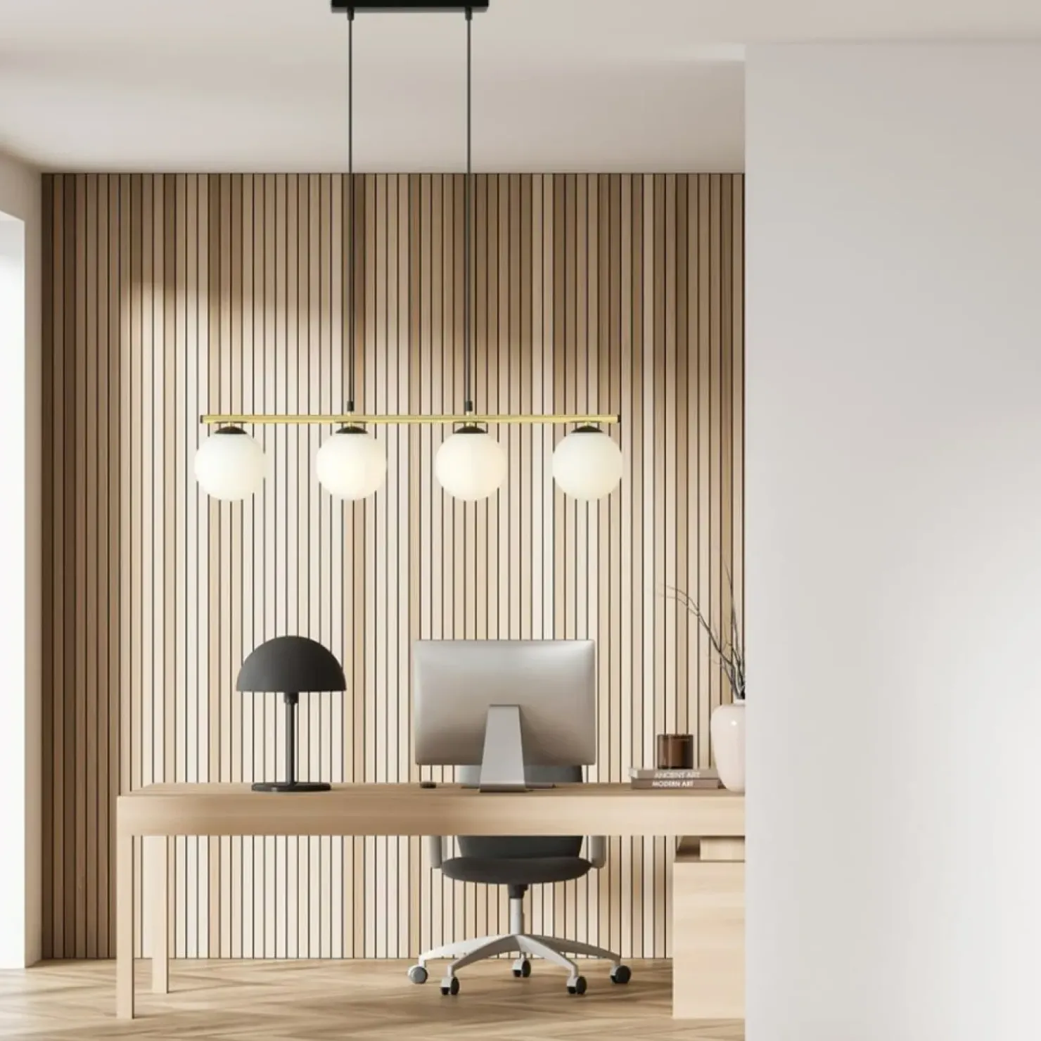 Store Sklep Kaja Minimalistyczna lampa wisząca and wyspę kuchenną 1254/4 z serii ALLORA