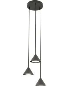 Sale Sklep Kaja Minimalistyczna lampa wisząca 1330/3PREM ELIT 3 PREMIUM BLACK | Kaja czarny
