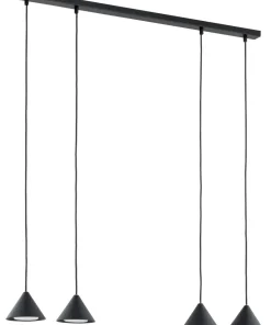 Store Sklep Kaja Minimalistyczna lampa wisząca do salonu 1330/4 ELIT | Kaja Oświetlenie