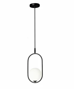 Store Sklep Kaja Minimalistyczna lampa wisząca z kloszem 31-10148 z serii CORDEL | Kaja