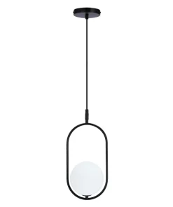 Store Sklep Kaja Minimalistyczna lampa wisząca z kloszem 31-10148 z serii CORDEL | Kaja