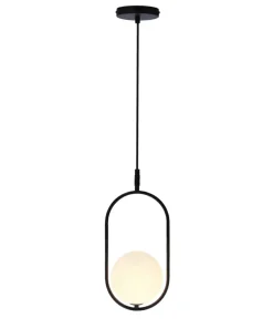 Store Sklep Kaja Minimalistyczna lampa wisząca z kloszem 31-10148 z serii CORDEL | Kaja