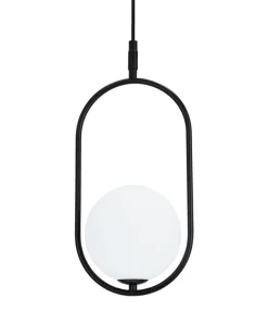 Store Sklep Kaja Minimalistyczna lampa wisząca z kloszem 31-10148 z serii CORDEL | Kaja