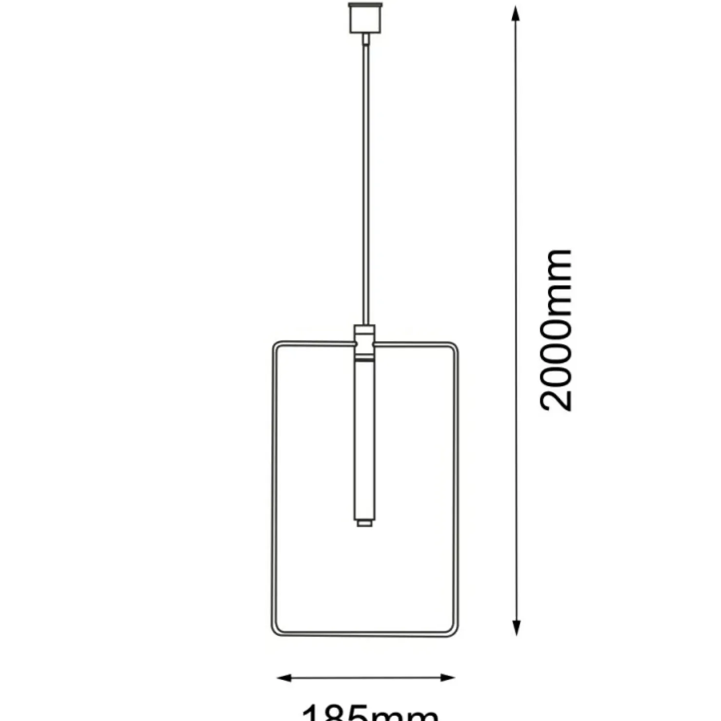 Sale Sklep Kaja Minimalistyczna lampa wisząca do sypialni ANT 8288 FARO | Kaja