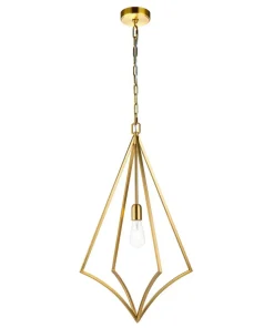Flash Sale Sklep Kaja Minimalistyczna lampa wisząca, złota FE-NICO-P-L-BB z serii NICO oksydowanymosiądz