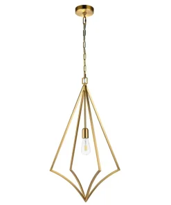 Flash Sale Sklep Kaja Minimalistyczna lampa wisząca, złota FE-NICO-P-L-BB z serii NICO oksydowanymosiądz