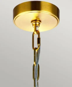 Flash Sale Sklep Kaja Minimalistyczna lampa wisząca, złota FE-NICO-P-L-BB z serii NICO oksydowanymosiądz