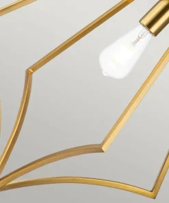 Flash Sale Sklep Kaja Minimalistyczna lampa wisząca, złota FE-NICO-P-L-BB z serii NICO oksydowanymosiądz