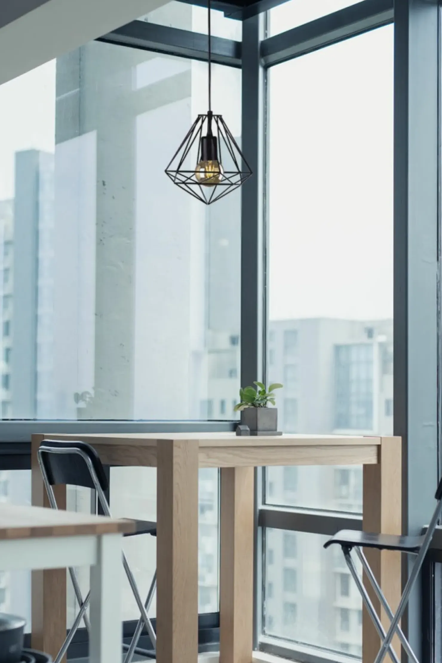 Shop Sklep Kaja Minimalistyczna lampa wisząca do jadalni K-4018 MARKO | Kaja czarny