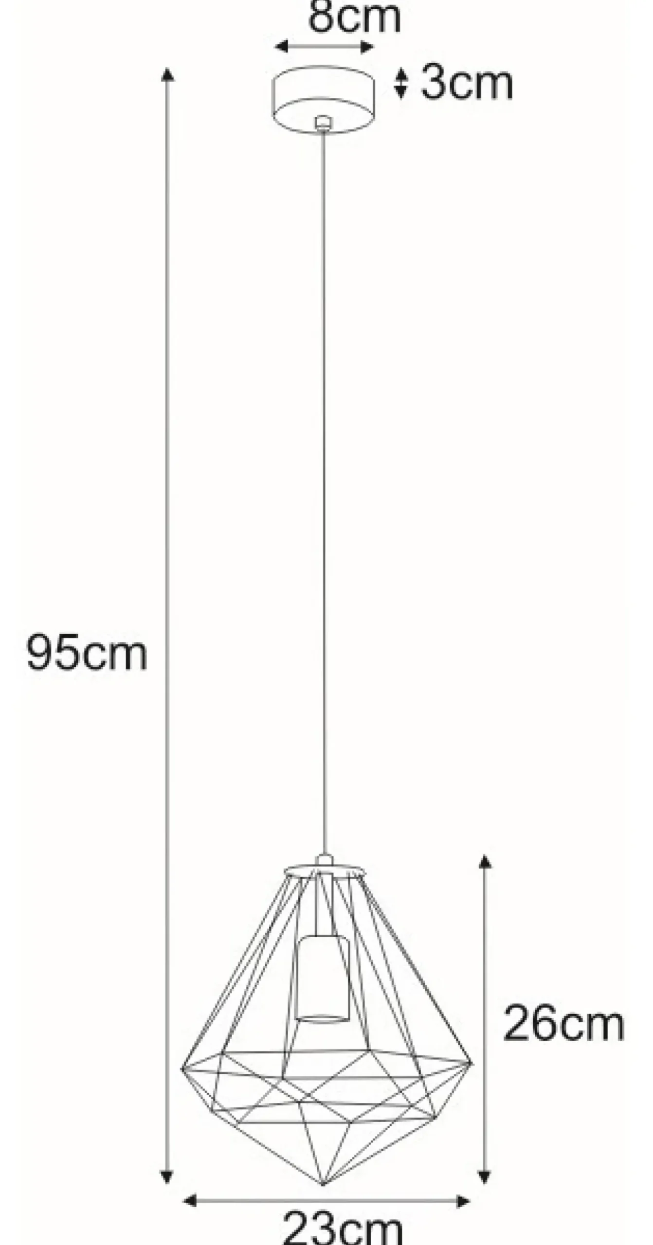 Shop Sklep Kaja Minimalistyczna lampa wisząca do jadalni K-4018 MARKO | Kaja czarny