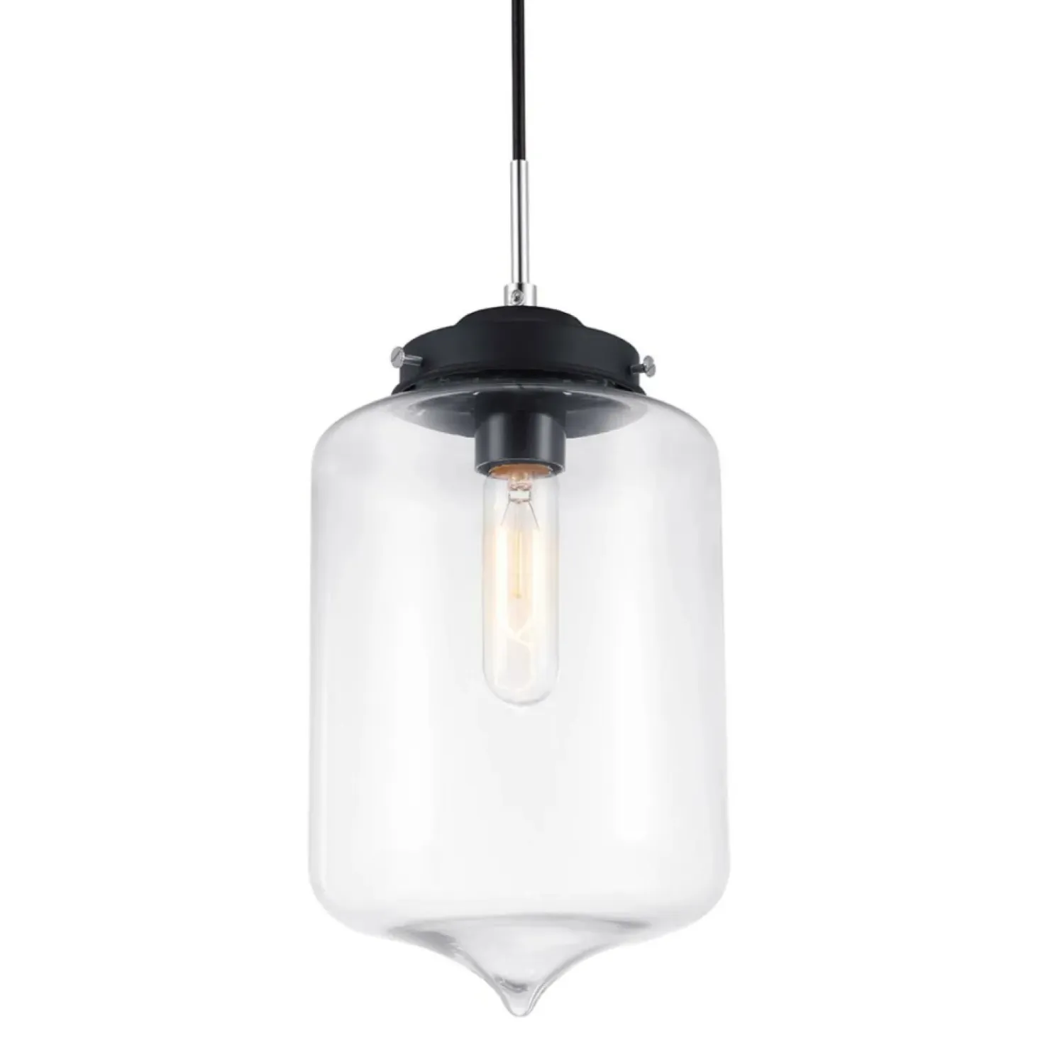 Sale Sklep Kaja Minimalistyczna lampa wisząca MDM2095/1 B TUBE | Kaja Oświetlenie