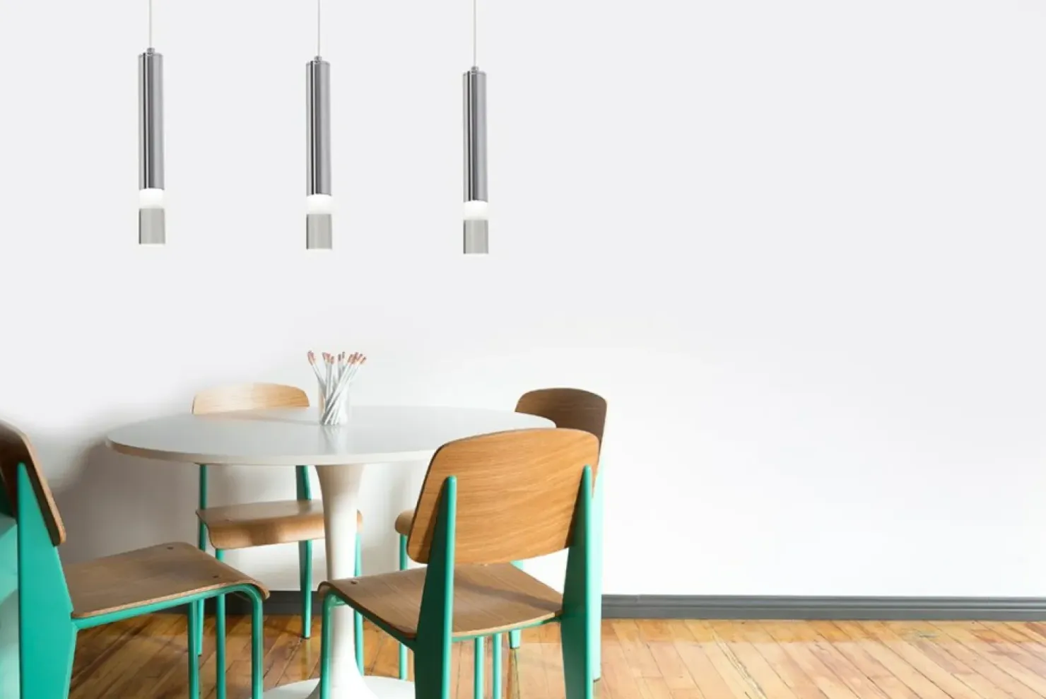 Hot Sklep Kaja Minimalistyczna lampa wisząca na listwie ML322 ICE | Kaja Oświetlenie