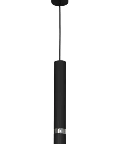 Store Sklep Kaja Minimalistyczna lampa wisząca, czarna tuba MLP1413 JOKER | Kaja