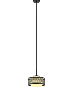 Store Sklep Kaja Minimalistyczna lampa wisząca ⌀20cm PND-55456-1M-BK z serii LOMICA