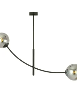 Shop Sklep Kaja Minimalistyczna lampa z ciemnymi kloszami 1100/2 HUNTER | Kaja