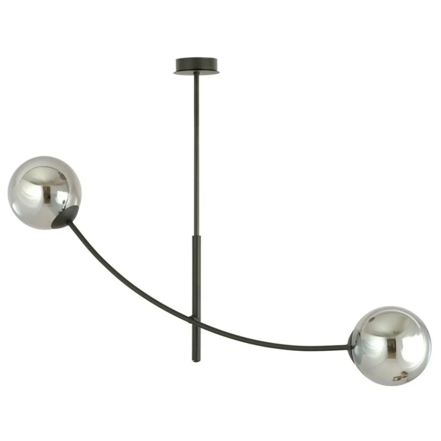 Shop Sklep Kaja Minimalistyczna lampa z ciemnymi kloszami 1100/2 HUNTER | Kaja