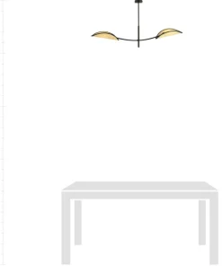 Online Sklep Kaja Minimalistyczna lampa z ozdobnymi abażurami 1108/2 LOTUS | Kaja