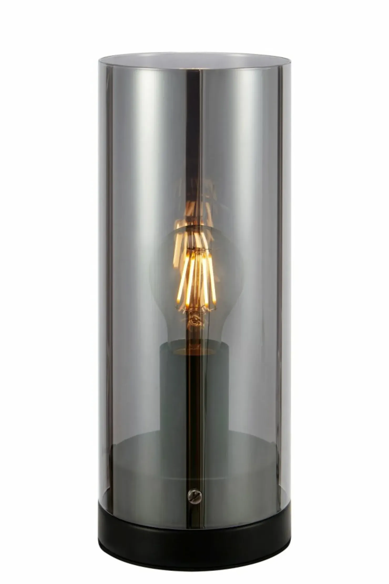 Minimalistyczna lampka nocna z dymionym kloszem 108734 POST | Kaja*Sklep Kaja New