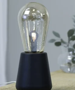Minimalistyczna lampka z odsłoniętą żarówką 108416 z serii BROOKE*Sklep Kaja Store