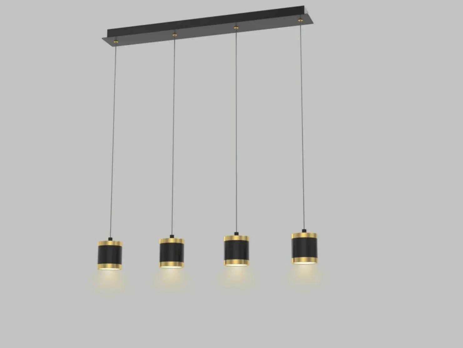 New Sklep Kaja Minimalistyczna, ledowa lampa wisząca WF 7003-404 TOULOUSE | Kaja