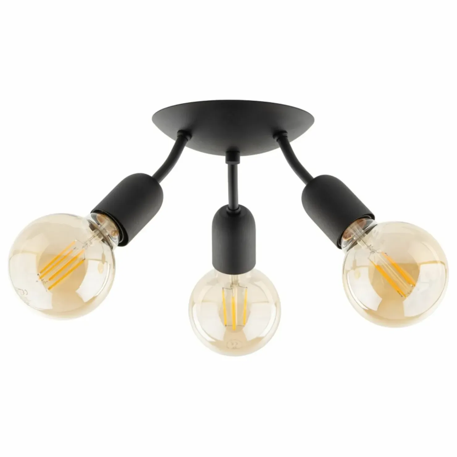 Minimalistyczna, metalowa lampa sufitowa bez kloszy TK 4829 RUBIO*Sklep Kaja Hot
