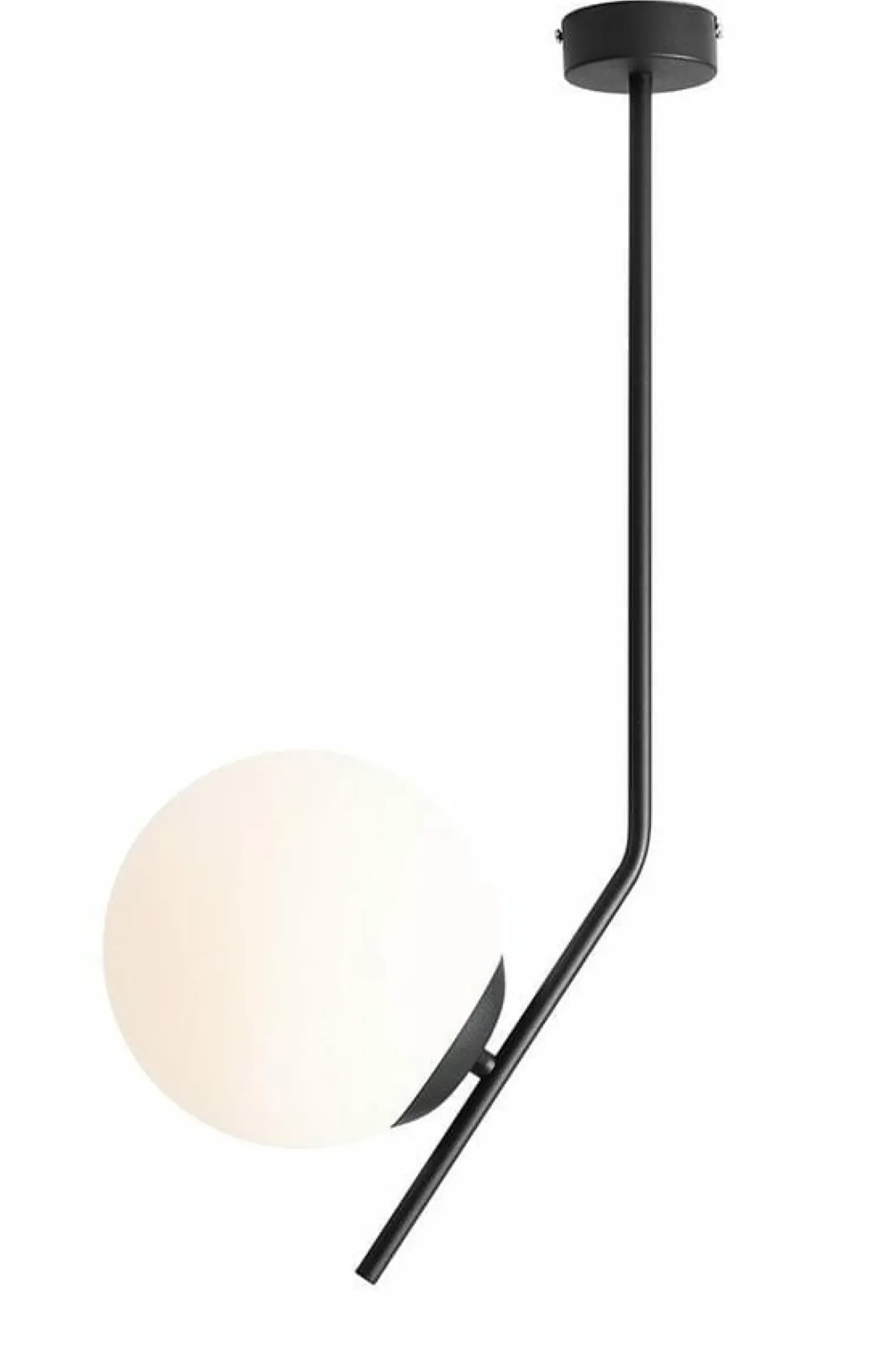 Minimalistyczna, prosta lampa sufitowa z kloszem 1095PL_G1 GALLIA*Sklep Kaja Store