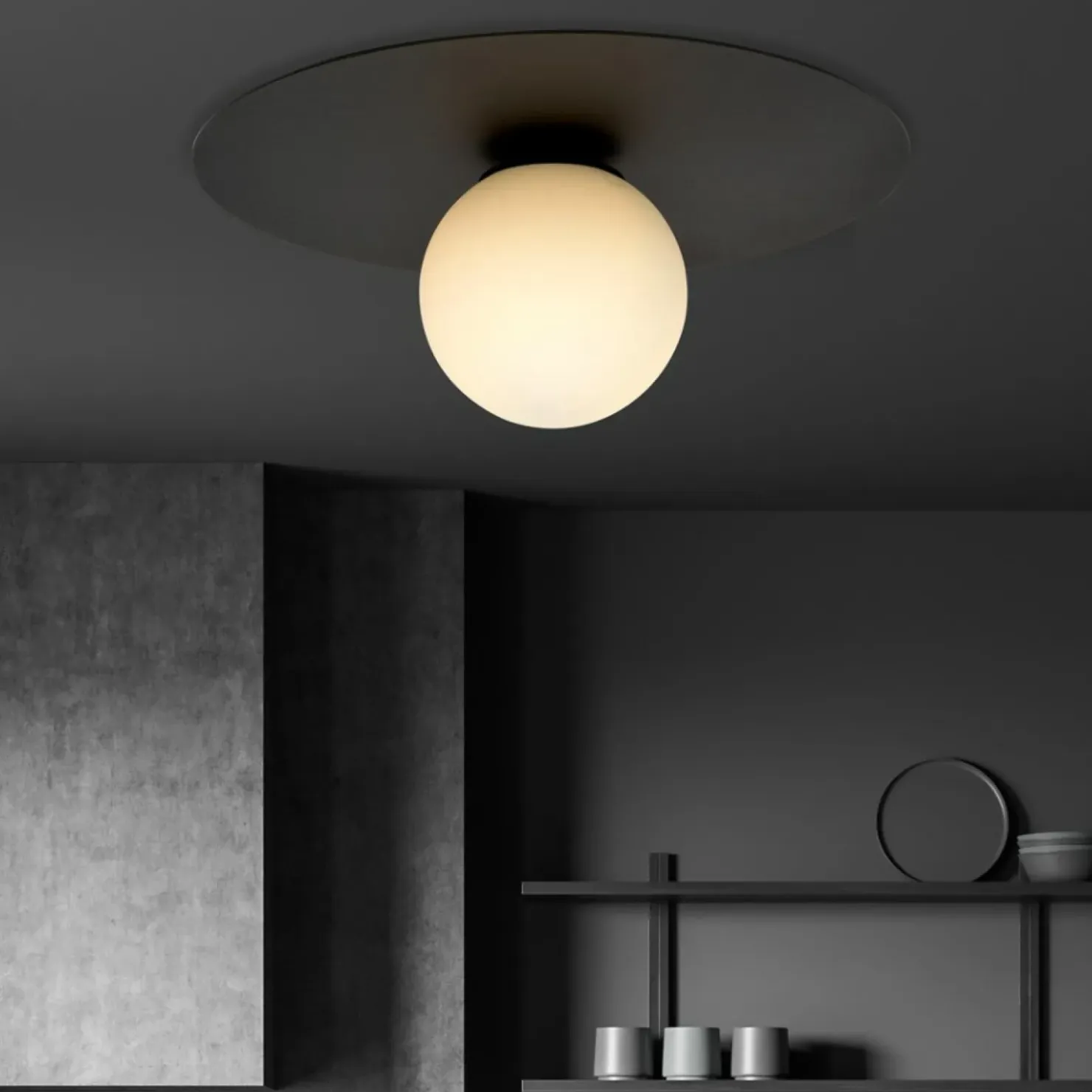Minimalistyczna, punktowa lampa sufitowa 1127/1 SOLAR | Kaja*Sklep Kaja Clearance