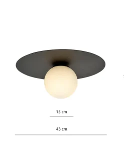 Minimalistyczna, punktowa lampa sufitowa 1127/1 SOLAR | Kaja*Sklep Kaja Clearance
